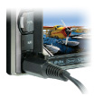 Front AUX Port for Audio and Video