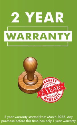 2 Year Warranty on All Items