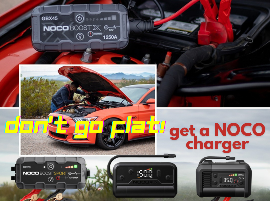 NOCO Charger Jump starter & tyre inflators