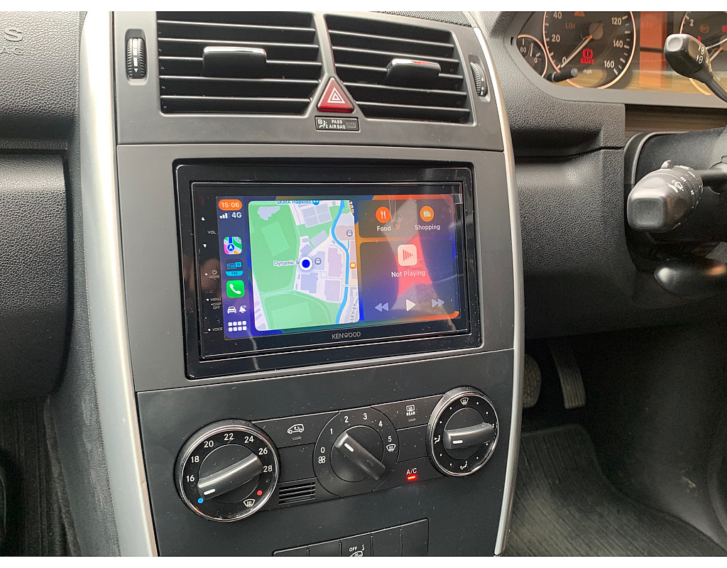 Mercedes A Class fitted with Kenwood DMX5020DABS CarPlay