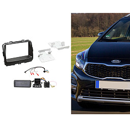 Connects2 CTKKI23 Kia Carens 2013-2019 Car Stereo Black Double Din Fascia Installation Kit Connects2 CTKKI23 Kia Carens 2013-2019 Car Stereo Black Double Din Fascia Installation Kit