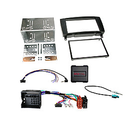ACV 621190-23-1 Mercedes CLK- Class 2005 - 2010 Double Din Car Stereo Fascia Fitting Kit