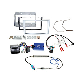 ACV 621230-24-4 Vauxhall Astra, Antara, Zafira (Matt Chrome) Double Din Fitting Kit ACV 621230-24-4 Vauxhall Astra, Antara, Zafira (Matt Chrome) Double Din Fitting Kit