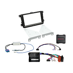 ACV 621320-30-1 VW Amarok, Beetle, Caddy, Sharan, T-6 Double Din Car Stereo Fitting Kit Black ACV 621320-30-1 VW Amarok, Beetle, Caddy, Sharan, T-6 Double Din Car Stereo Fitting Kit Black