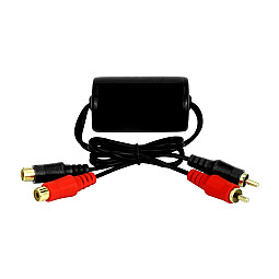 InCarTec 24-021 20 Amp RCA Stereo Ground Loop Isolator / Audio Signal / Amplifier Noise Filter
