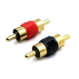 InCarTec 32-101 Male to Male RCA Phono Adaptor (PAIR)