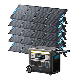 Anker SOLIX F2000 Portable Power Station, PowerHouse 767 - With 5 × 200W PS200 Solar Panel