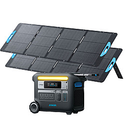 Anker SOLIX F2000 Portable Power Station, PowerHouse 767 - With 2 × 200W PS200 Solar Panel