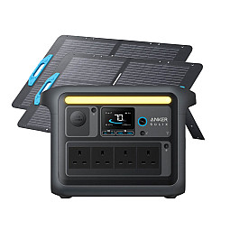 Anker SOLIX C1000X Portable Power Station (1056Wh - 1800W) with 2 x PS100 (100W) Solar Panel Anker SOLIX C1000X Portable Power Station (1056Wh - 1800W) with 2 x PS100 (100W) Solar Panel