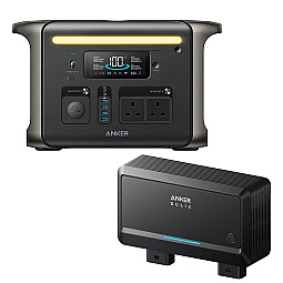 Anker SOLIX F1500 Portable Power Station (1536Wh - 1800W) With Alternator Charger Anker SOLIX F1500 Portable Power Station (1536Wh - 1800W) With Alternator Charger