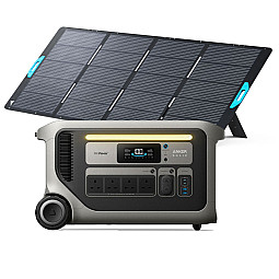 Anker Solix F3000 Portable Battery Power Station with PS400 Solar Panel 400W