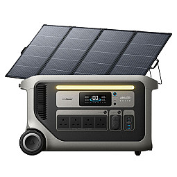 Anker Solix F3000 Portable Battery Power Station 3072Wh / 3600W With PS400 Bifacial Portable Solar Panel 400W
