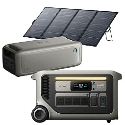 Anker F3000 Power Station 3072Wh / 3600W With Expansion Battery & Bifacial Foldable Solar Panel 400W Anker F3000 Power Station 3072Wh / 3600W With Expansion Battery & Bifacial Foldable Solar Panel 400W