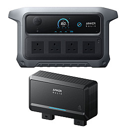 Anker SOLIX C2000 Gen 2 Portable Battery Power Station 2048Wh With Alternator Charger Anker SOLIX C2000 Gen 2 Portable Battery Power Station 2048Wh With Alternator Charger