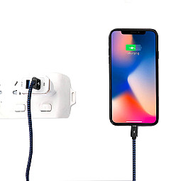 Pioneer CA-IU.52C iPhone Charger Cable USB to Lightning Cable Braided iPhone USB Fast Charging Cable 3FT Pioneer CA-IU.52C iPhone Charger Cable USB to Lightning Cable Braided iPhone USB Fast Charging Cable 3FT