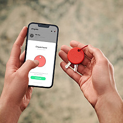 Chipolo POP RED Wireless Phone App Based Tracker Works With Apple or Google's Find My Device Network