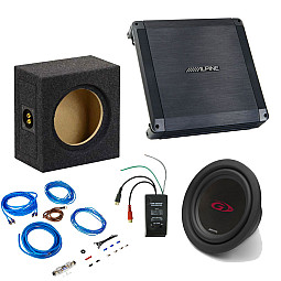 Mercedes Sprinter W906 2007> 8" Subwoofer Box Amplifier Wiring Kit