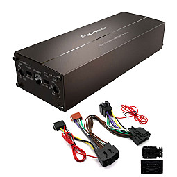 Mercedes MBUX SOT Handsfree Mute ISO Adaptor Cable Pioneer 4 Channel Class D Bridgeable Amplifier Upgrade Kit