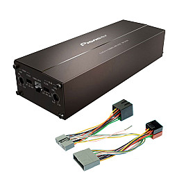 Peugeot	4007 2007-2012 SATNAV ISO Mute SOT Cable Pioneer 4 Channel Class D Bridgeable Amplifier Upgrade Kit