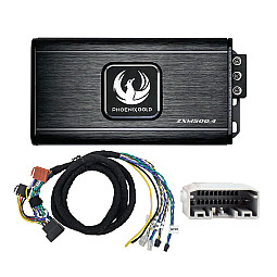 Phoenix Gold ZXMPCH1 Chrysler, Dodge and Jeep Power Up Kit with Class-D 4 Channel Mini Amplifier Phoenix Gold ZXMPCH1 Chrysler, Dodge and Jeep Power Up Kit with Class-D 4 Channel Mini Amplifier