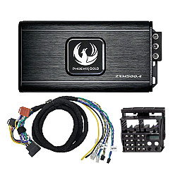 Phoenix Gold ZXMPMB1 Mercedes, VW Power Up Kit with Class-D 4 Channel Mini Amplifier