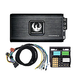 Phoenix Gold ZXMPVW1 Volkswagen Power Up Kit with Class-D 4 Channel Mini Amplifier Phoenix Gold ZXMPVW1 Volkswagen Power Up Kit with Class-D 4 Channel Mini Amplifier