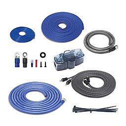 Recoil 0CKCOMP - 1/0 AWG 2 Channel Amplifier Wiring Kit 17ft (5.2m)