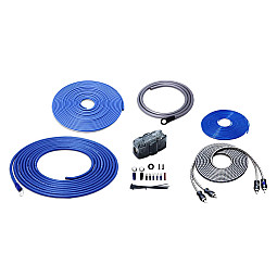 Recoil RCK8 - 8 Gauge 2 Channel Amplifier Wiring Kit with OFC RCA & Mini-ANL Fuse Recoil RCK8 - 8 Gauge 2 Channel Amplifier Wiring Kit with OFC RCA & Mini-ANL Fuse