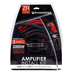 Phoenix Gold ZRK35 2AWG 2000W OFC Amplifier Wiring Kit