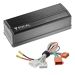 Focal INSIDE Impulse 4.320 Compact 4 Channel Nissan ISO Cable Harness Amplifier KIt