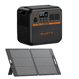 Bluetti AC180P Portable Power Station With PV100 Foldable Monocrystalline Solar Panel - 100W Bluetti AC180P Portable Power Station With PV100 Foldable Monocrystalline Solar Panel - 100W