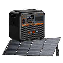 Bluetti AC180P Portable Power Station With PV200D Foldable Monocrystalline Solar Panel - 200W Bluetti AC180P Portable Power Station With PV200D Foldable Monocrystalline Solar Panel - 200W