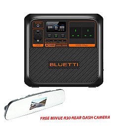 BLUETTI AC180P Portable Power Station 1,800W, 1,440Wh With Free Mivue Rear Dash Camera BLUETTI AC180P Portable Power Station 1,800W, 1,440Wh With Free Mivue Rear Dash Camera