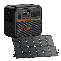 Bluetti AC180P Portable Power Station With Foldable TOPCon Cell Solar Panel - 220W