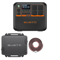 BLUETTI AC200PL Premium Expandable Power Station 2,400W / 2,304Wh With Charger 1 & Wiring Kit