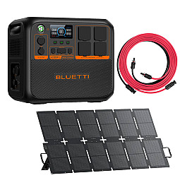 Bluetti AC200PL Premium Expandable Power Station With 220W Solar Panel & MC4 PV 5M Extension Cable
