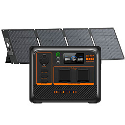 BLUETTI AC60P PREMIUM Portable Battery Power Station With 120W Monocrystalline Solar Panel
