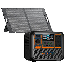 Bluetti AC70P Premium Portable Power Station With PV100 Foldable 100W Solar Panel