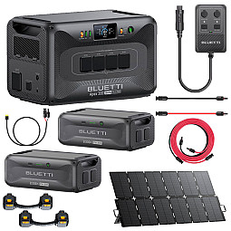 Bluetti Apex 300 Portable Power Station 8292wh / DC Hub and Solar Bundle
