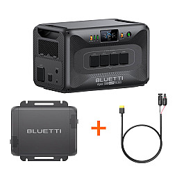 Bluetti Apex 300 Portable Power Station With DC-DC Cable & Fast Charger 1 Bundle