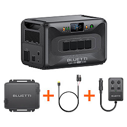 Bluetti Apex 300 Portable Power Station With DC HUB, DC-DC Cable & Fast Charger 1 Bundle