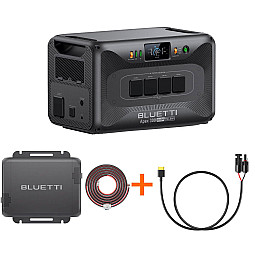 Bluetti Apex 300 Portable Power Station With Fast Charger 1 and Charging Cable