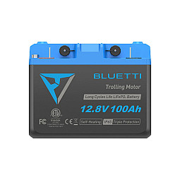 Bluetti B1210 (12.8V-100Ah) 1280Wh LiFePO4 Self Heating, IP65 Trolling Motor Battery