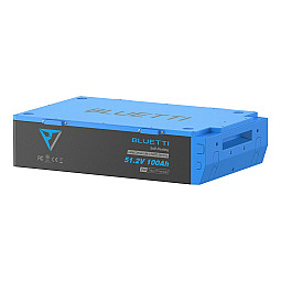 Bluetti B4810 (51.2V-100Ah ) LiFePO4 Self Heating / App Monitor / 6000 Cycle IP65 Battery For RV5 HUB