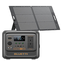 BLUETTI PREMIUM 100 V2 AC/DC Portable Battery Power Station With 100W Solar Panel 