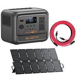 Bluetti PREMIUM 100 V2 AC/DC Power Station With 220W Solar Panel & 5M PV Extension Cable