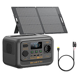 Bluetti Premium 30 V2 With PV100 Portable Solar Bundle &  MC4/XT60 Cable