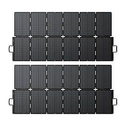 BLUETTI SORA 500 Next Gen N-Type Mono Cells IP67 Foldable 2 x Solar Panel - 500W (Total 1000W)