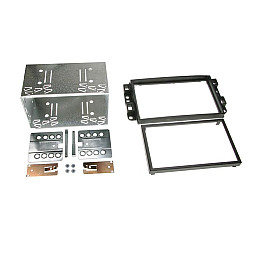 CT23CV01 Chevrolet Aveo, Captiva, Epica Black Double Din Stereo Fascia Adaptor