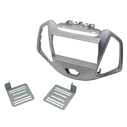 CT23FD63 Ford Ecosport 2013-2021 Silver Double Din Car Stereo Fascia Adaptor CT23FD63 Ford Ecosport 2013-2021 Silver Double Din Car Stereo Fascia Adaptor